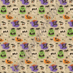 Habcsók / Csokoládé-transzferfólia - Halloween 09