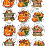 Cupcake korongok - Ősz 02