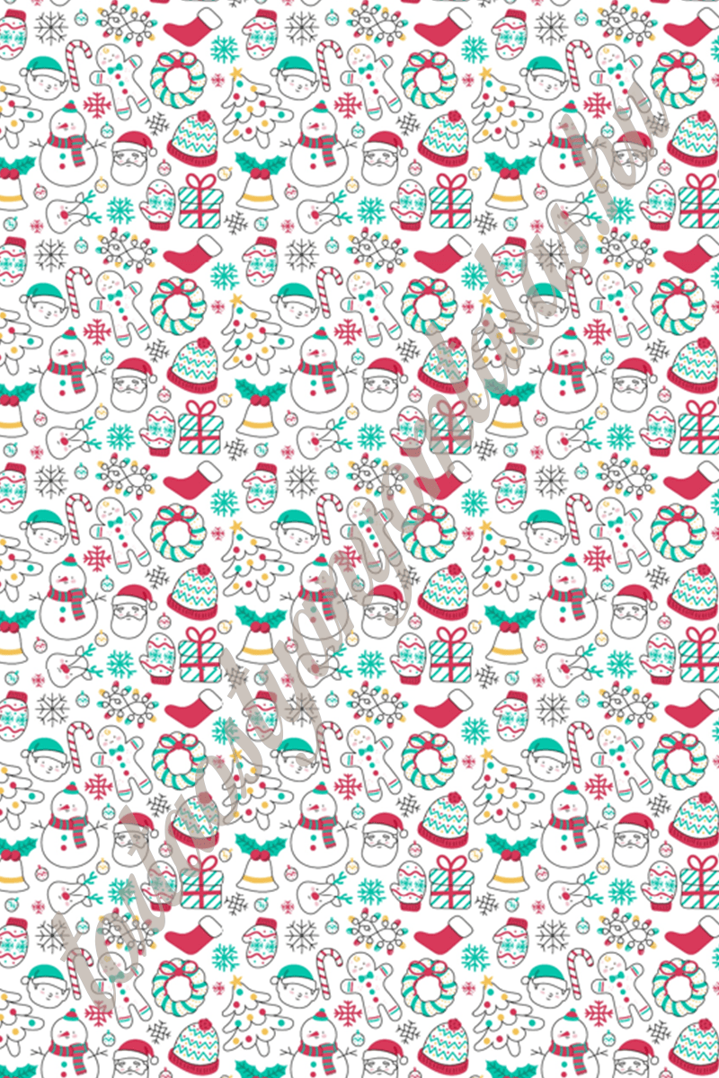 1 Habcsók / Csokoládé-transzferfólia - Karácsony 01 - Image 1