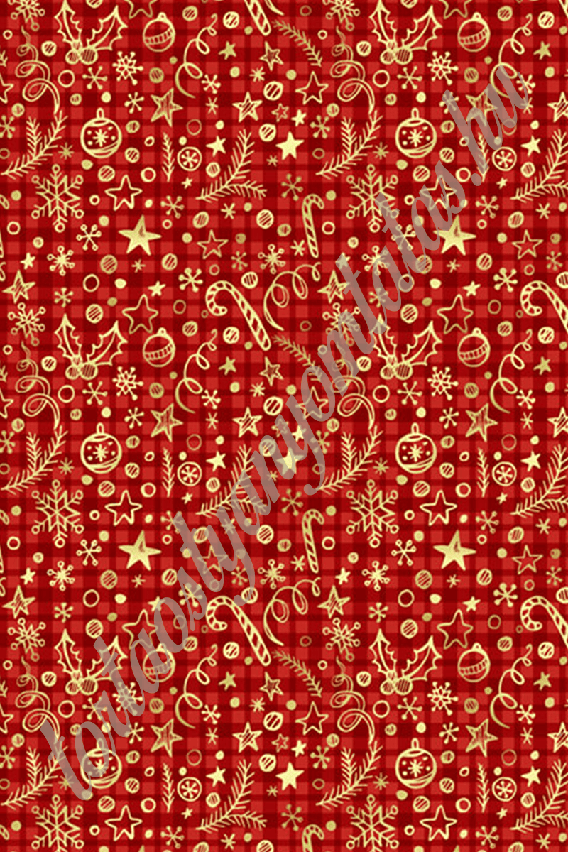 3 Habcsók / Csokoládé-transzferfólia - Karácsony 03 - Image 1