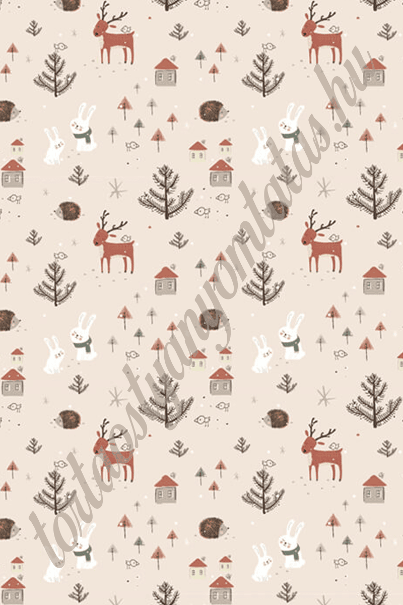 4 Habcsók / Csokoládé-transzferfólia - Karácsony 04 - Image 1