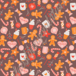 Habcsók / Csokoládé-transzferfólia - Karácsony 07