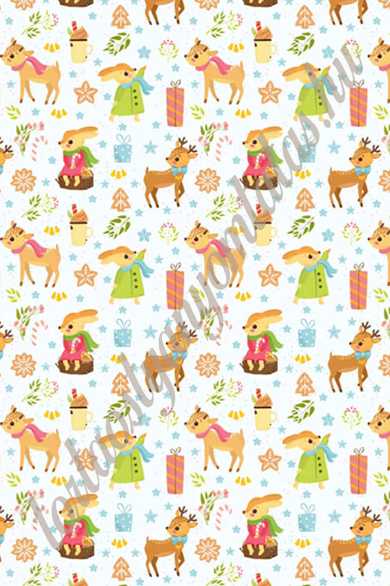 9 Habcsók / Csokoládé-transzferfólia - Karácsony 09 - Image 1