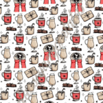 Habcsók / Csokoládé-transzferfólia - Karácsony 17