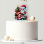 UV nyomtatott tortabeszúró-Karácsony 1