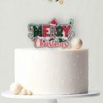 UV nyomtatott tortabeszúró-Karácsony 2