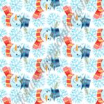 Tortapapír tapétaminta - Karácsony 4