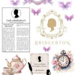 A4 tortaostya szett – Bridgerton 1.