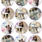 Cupcake korongok - Bridgerton