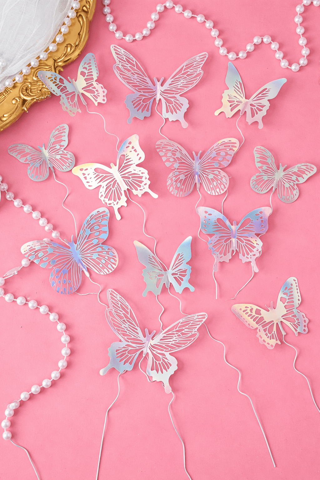 ChatGPT Image 2026. jan. 20. 18_15_27 Irizáló pillangó tortadekoráció - 12db - Image 1