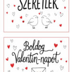Ehető üdvözlőkártya - Valentin-nap