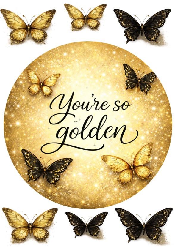 You're so golden A4 tortaostya szett – You're so golden - Image 1