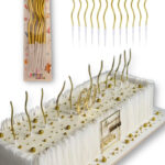 Tortagyertya- Arany spirál 12db