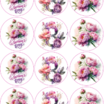 Cupcake korongok - Nőnap 1