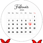 A4 tortaostya szett – Valentin-napi naptár