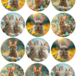 Cupcake korongok - Húsvét 1