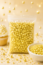 Cake Masters dekor cukorgyöngy- arany (60gr)