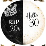 A4 tortaostya szett – RIP20, Hello30