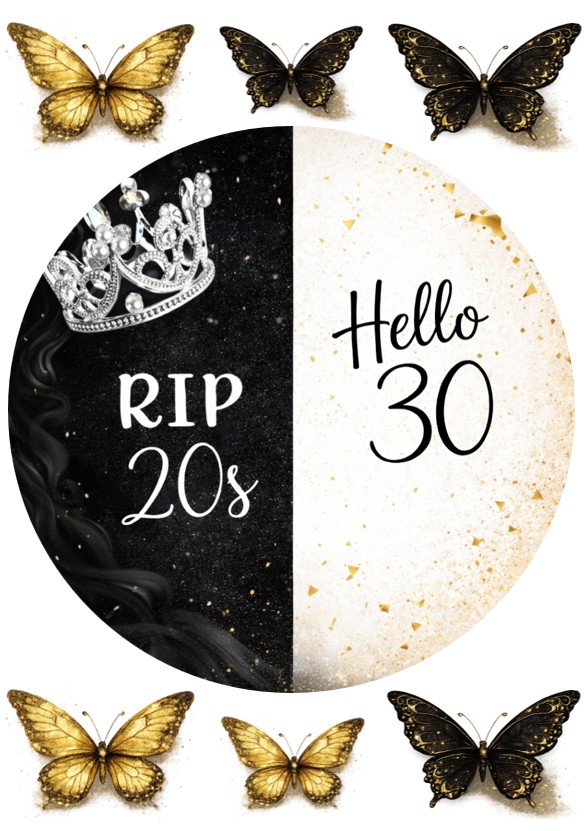 RIP20 A4 tortaostya szett – RIP20, Hello30 - Image 1