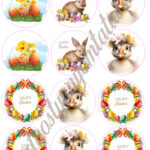 Cupcake korongok - Tavasz 12