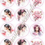 Cupcake korongok - Tavasz 3