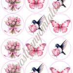 Cupcake korongok - Tavasz 5