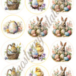 Cupcake korongok - Tavasz 6