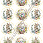 Cupcake korongok - Tavasz 7