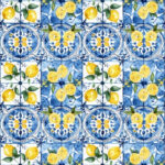 Tortapapír mediterrán csempeminta 2