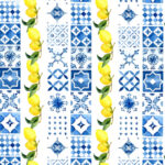 Tortapapír mediterrán csempeminta 4