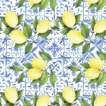 Tortapapír mediterrán csempeminta 5