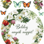 A4 tortaostya szett - Anyák napja 09