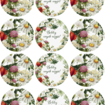 Anyák napi ostyakorong 5 cm/10 db 