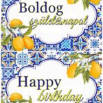 Ehető üdvözlőkártya - Születésnap