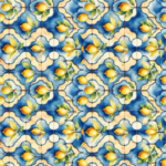 Tortapapír mediterrán csempeminta 6