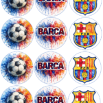 Cupcake korongok - Barca