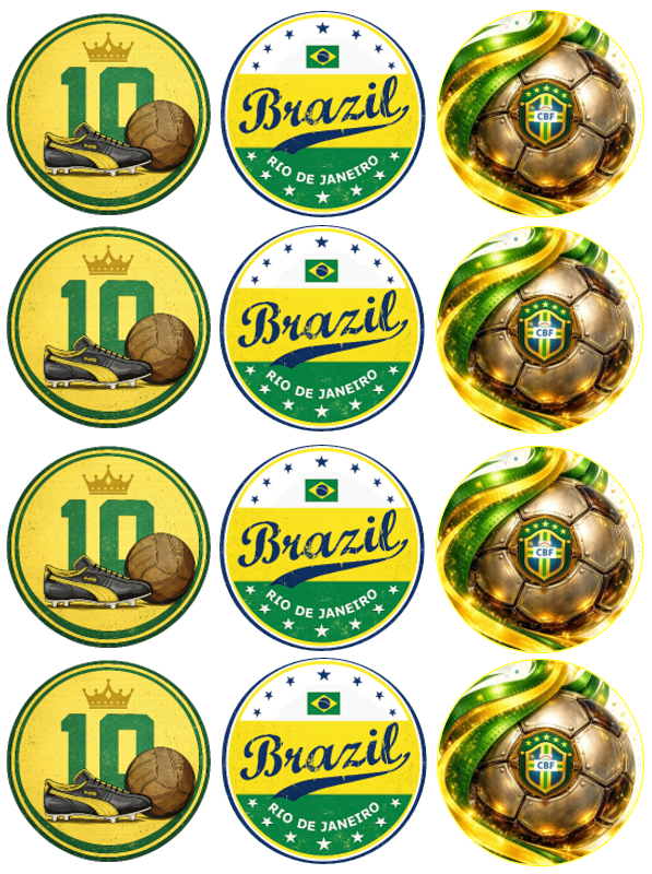 Brazil cupcake Cupcake korongok - Brasil - Image 1