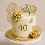 Arany ginkgo biloba tortabeszúró - 5db