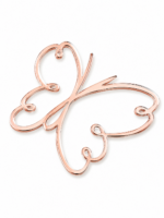 Akril pillangó topper - rose gold