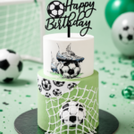 Happy birthday tortabeszúró - Focis