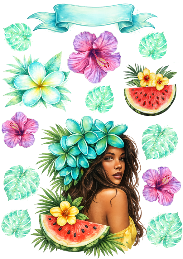 05 A4 tortaostya szett – Summer vibes 5 - Image 1