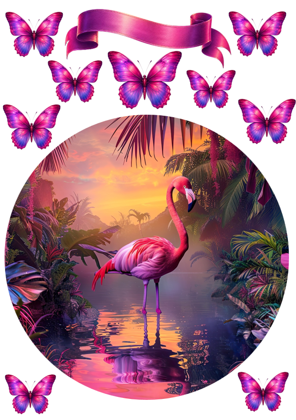 08 A4 tortaostya szett – Summer vibes 8 - Image 1