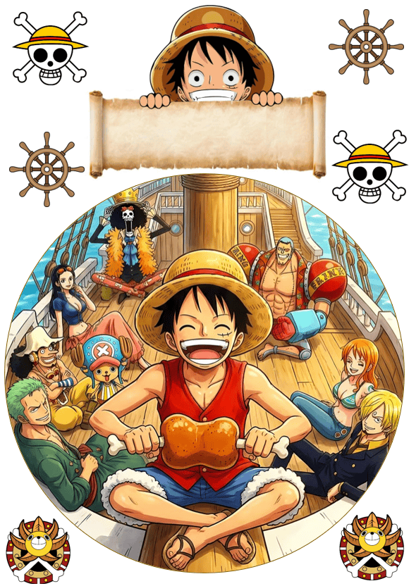 OnePiece A4 tortaostya szett – One Piece - Image 1