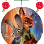 A4 tortaostya szett – Zootopia 1