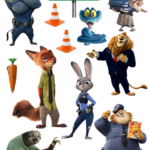 A4 tortaostya szett – Zootopia 2