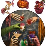A4 tortaostya szett – Halloween 18