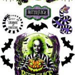 A4 tortaostya szett – Halloween 19. Beetlejuice