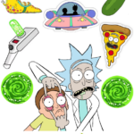 A4 tortaostya szett – Rick és Morty 1