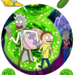 A4 tortaostya szett – Rick és Morty 2