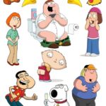 A4 tortaostya szett – Family Guy